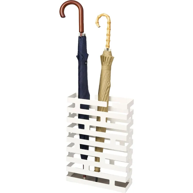 Yamazaki Schirmständer "Brick" Design rechteckig schmal, für Regenschirm, Regenschirmständer, Schirmhalter, Regenschirmhalter, aus Metall, modern, 30x43x10cm