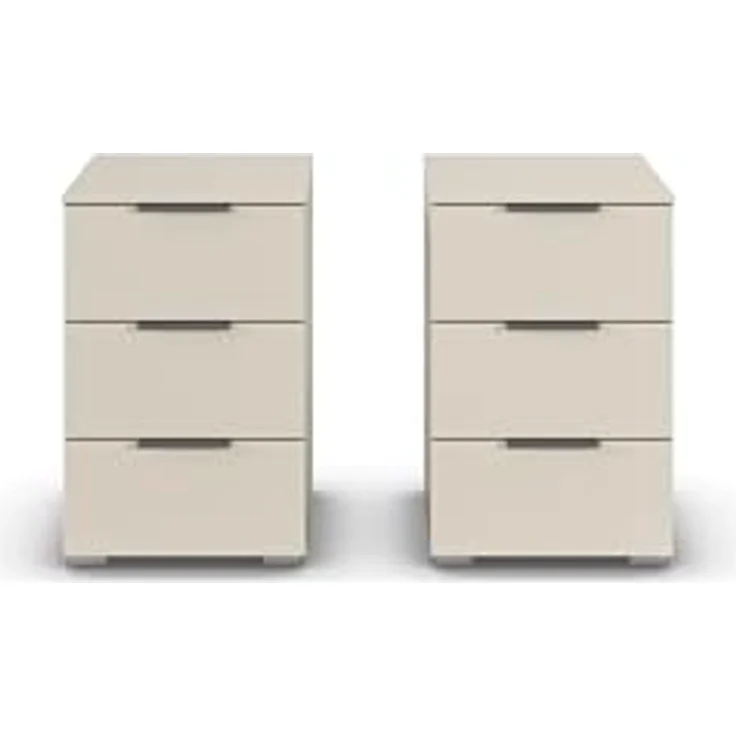 Rauch Möbel Alabama, Nachttisch-Paar, Farbe Beige, Maße 40x61x42 cm – Bild 4