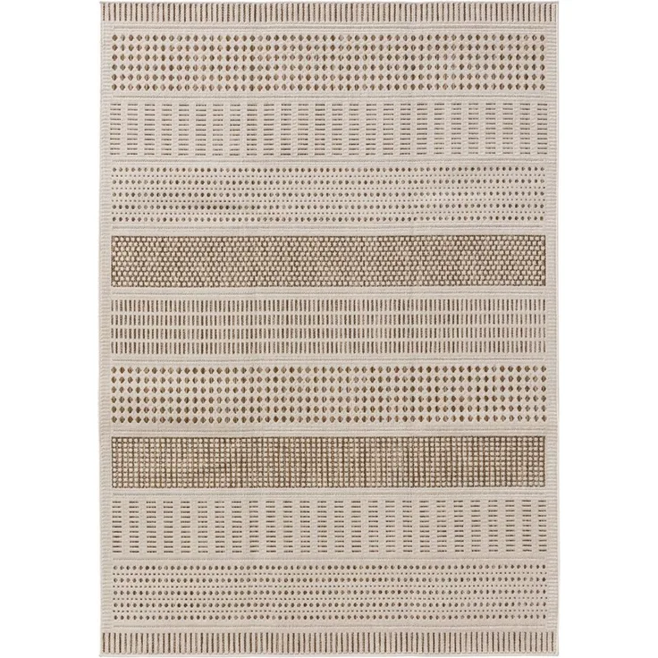 Interiyou Outdoorteppich Kano, Rechteckig, Höhe: 5 mm, Teppich für draußen, Garten, Terrasse, Küchenteppich, Wetterfest