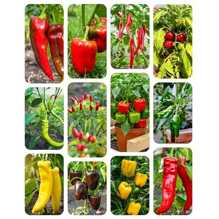 ZenGreens® - Bio Paprikasamen im 12er Set - 12 Paprika Samen für den einfachen Anbau im Garten, Balkon oder Hochbeet - Pflanzensamen - Saatgut – Bild 11