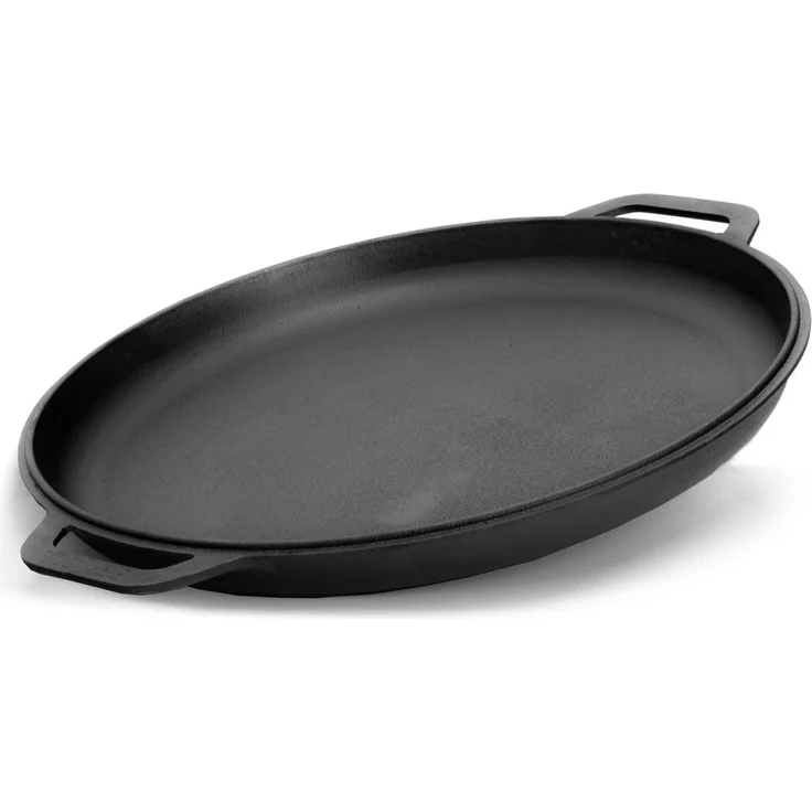 Ø36 cm Wok Gusseisen Kazan 8 L Deckel-Bratpfanne Campingtopf Kochtopf für alle Herdarten geeignet – Bild 3