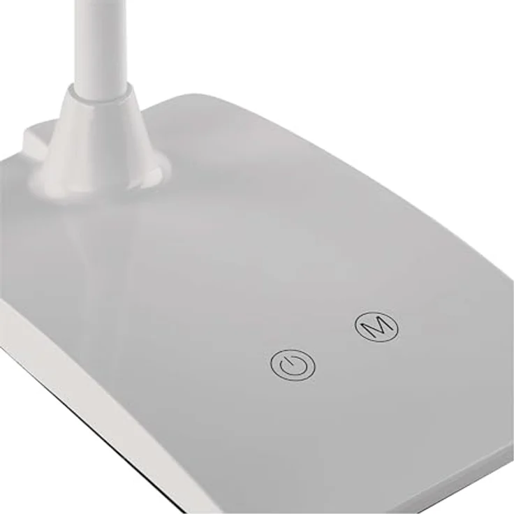 EMOS LED Tischlampe EDDY, 6 Watt, 480 lm, dimmbar, einstellbare Lichtfarbe 3000 K, 4500 K, 6800 K, Lebensdauer 30.000 Stunden, weiß, Z7599W – Bild 3