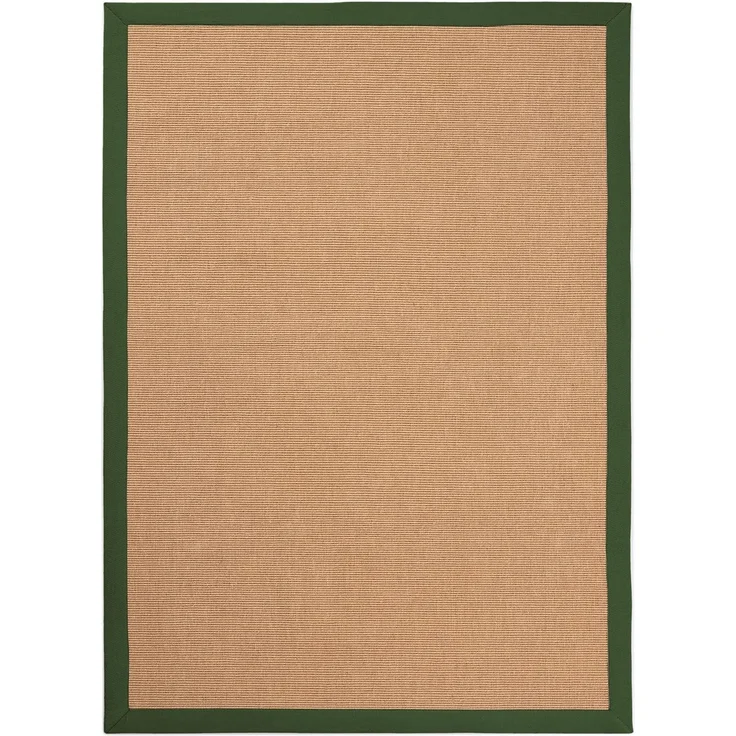 carpetfine Sisalteppich Sisal, rechteckig, Höhe: 5 mm, mit farbiger Bordüre, Anti Rutsch Rückseite – Bild 1