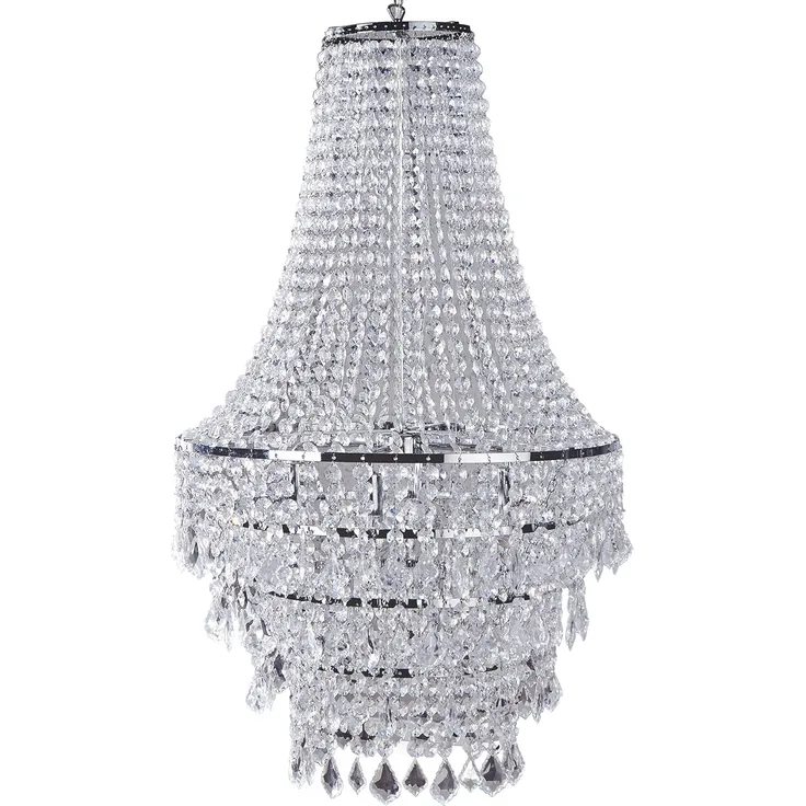riess-ambiente Kronleuchter ROYAL XL 105cm transparent, ohne Leuchtmittel, Barock Design