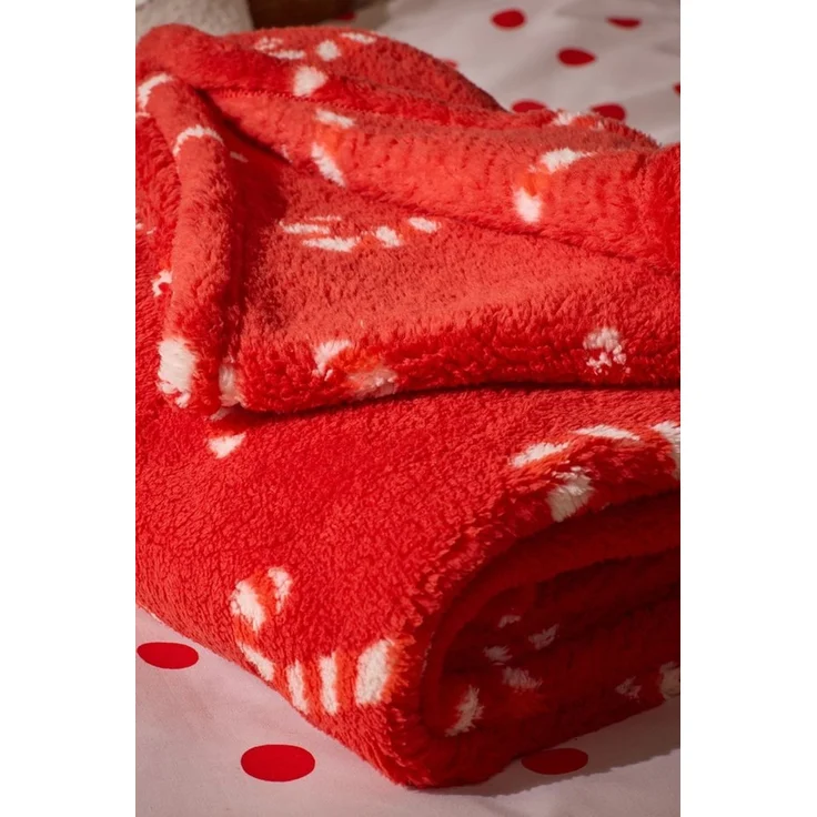 Next Tagesdecke Weihnachtliche Decke aus Fleece – Bild 2