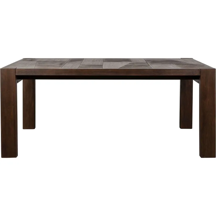 DutchBone Esstisch Bruneau aus Akazienholz in Walnussfarbe Braun 90x180x75 cm