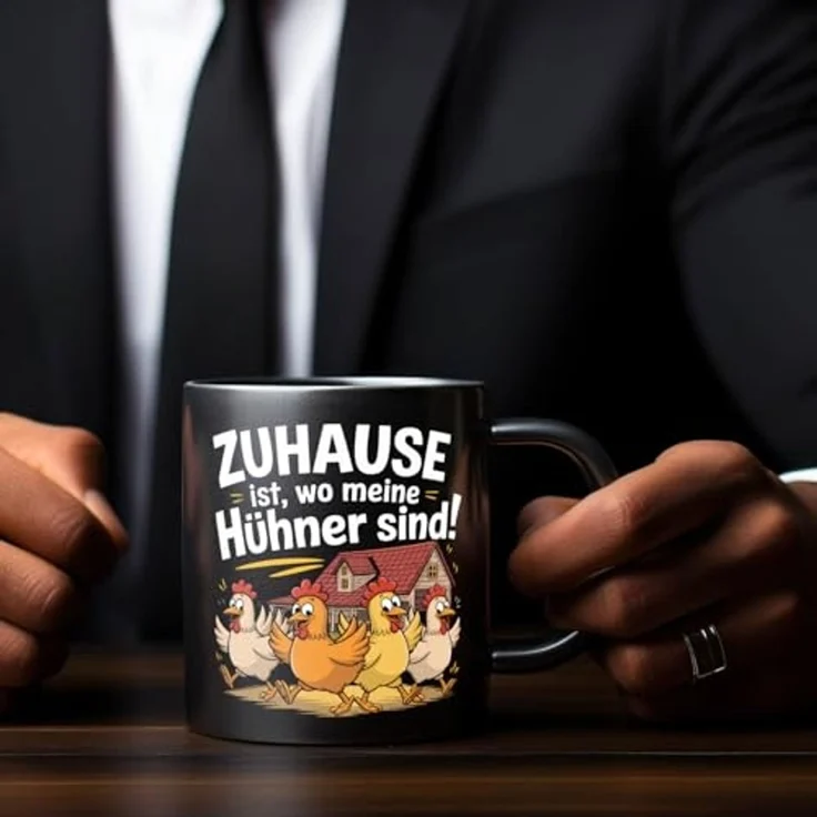 speecheese Tasse Zuhause ist, wo meine Hühner sind! Tasse – Bild 5