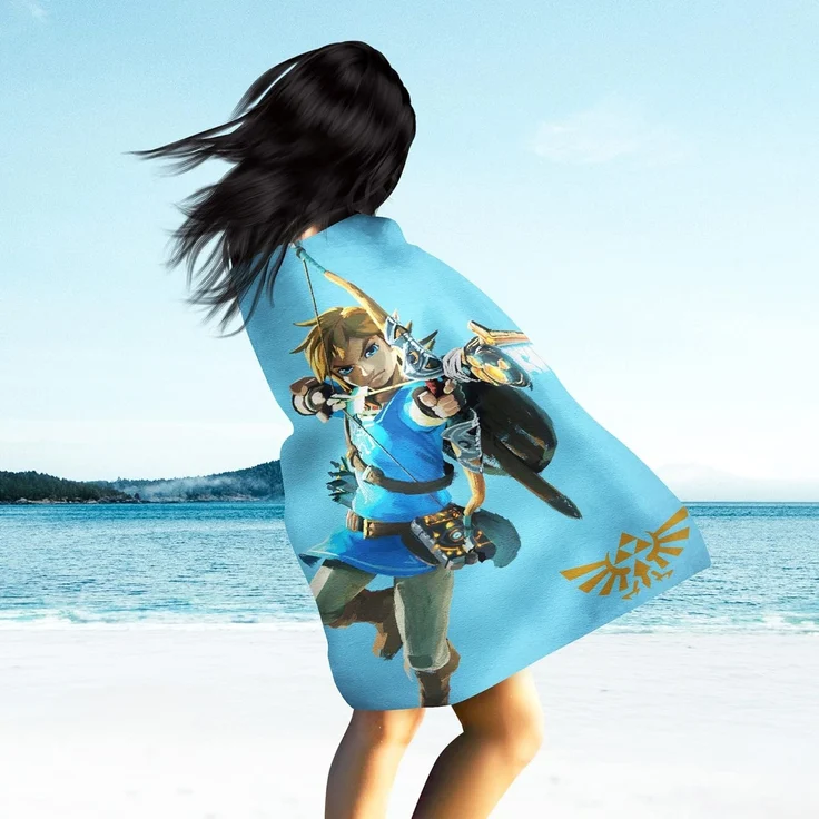 Kinderdecke The Legend of Zelda Decke Arrow 160x200 cm Kuscheldecke Fleecedecke, BERONAGE, passend zur Bettwäsche, ideal für Sofa, Couch, Kinder-Bett, Auto – Bild 2