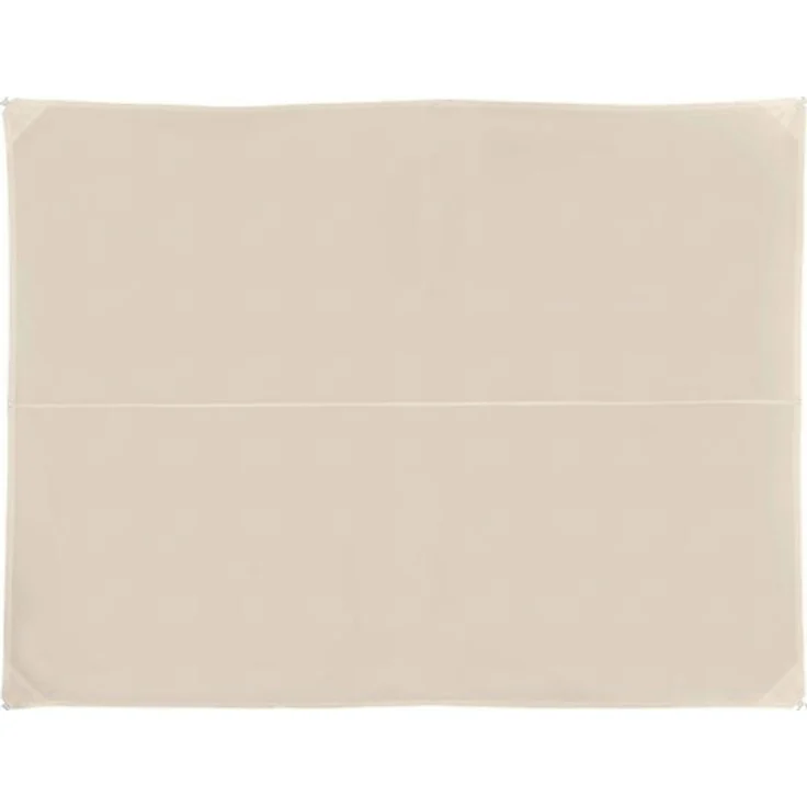 Relaxdays Rechteckiges Sonnensegel beige – Bild 10