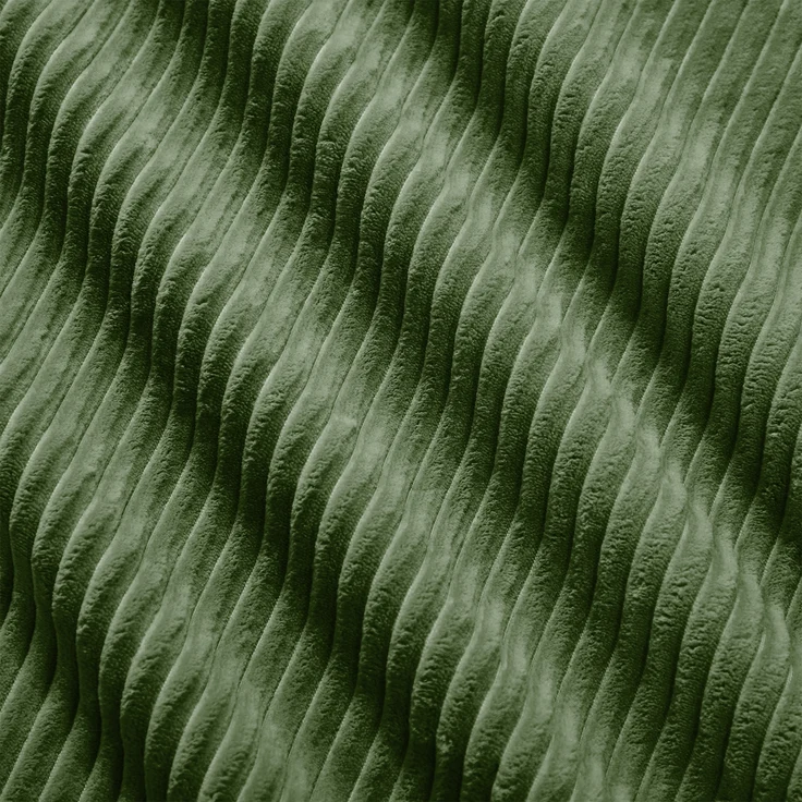 Ecksofa aus weichem Cordstoff,modular kombinierbar mit gebogenen Armlehnen ohne Montage hochelastische Schaumstoffpolsterung für Wohnzimmer Ruhezonen und Schlafzimmer,Cordstoff,Green, – Bild 7