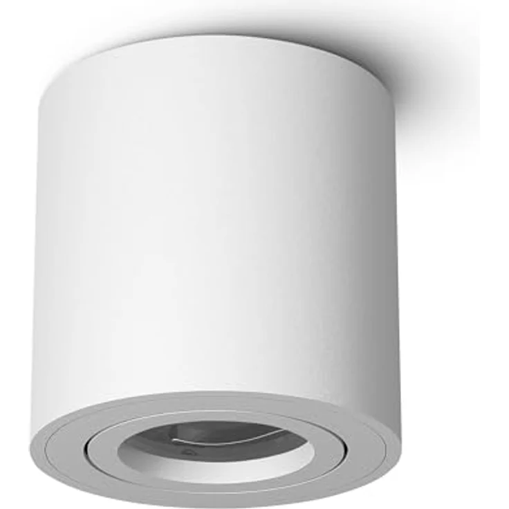 linovum LED Aufbaustrahler 4 x runde Aufbauleuchten CORI in matt weiss & schwenkbar, Leuchtmittel nicht inklusive – Bild 8