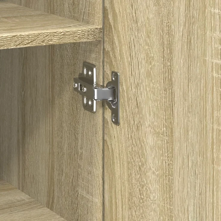vidaXL Hochschrank Schmal Sonoma-Eiche 30x42,5x225 cm Holzwerkstoff 3281261 – Bild 11