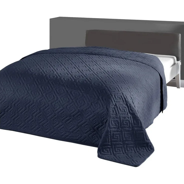 Delindo Lifestyle Tagesdecke Premium, Bettüberwurf, mit Rautensteppung