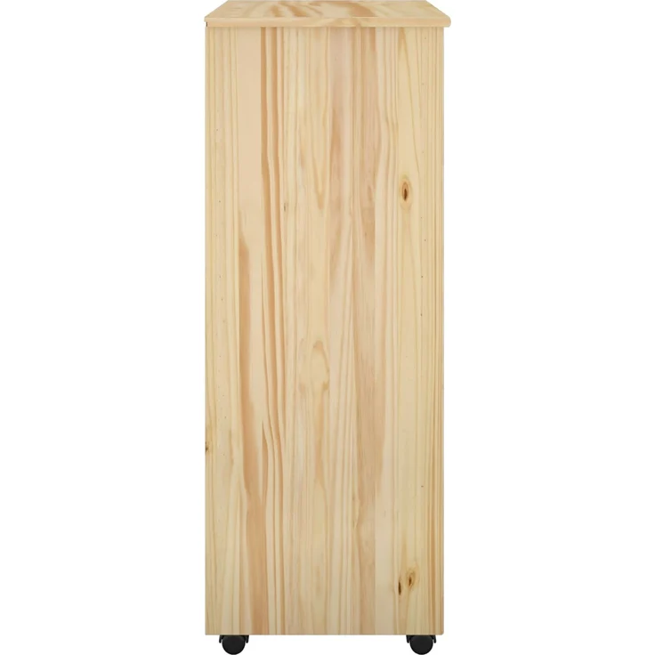 vidaXL Rollschrank MOSS 53 x 39 x 103 cm Massivholz Kiefer Braun 42032395 – Bild 5