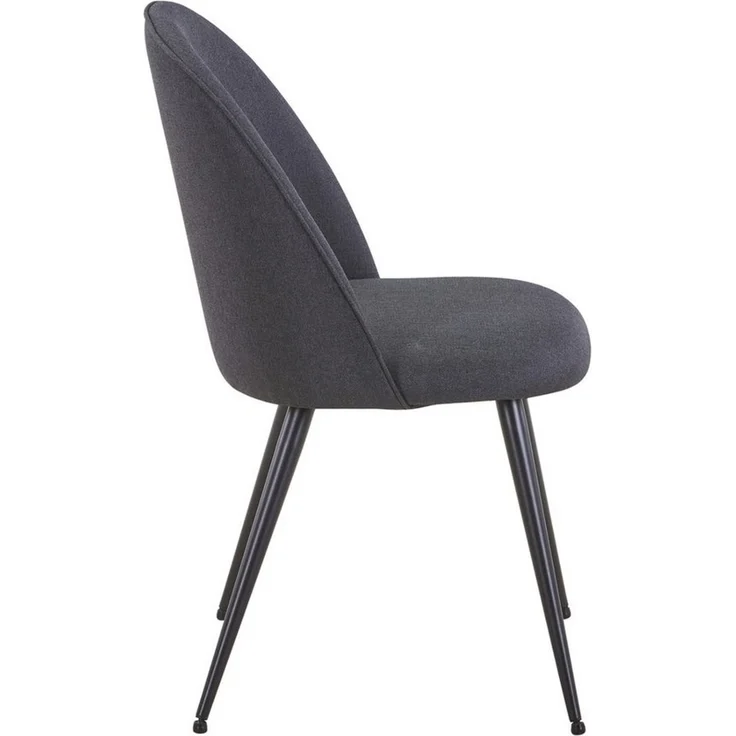 SVITA Esszimmerstuhl ANITA (2er-Set), Besucherstuhl, Küchenstühle, 2 Stück, Schwarz – Bild 2