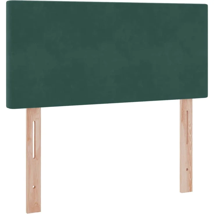 vidaXL Aufbewahrungsbett mit Kopfteil Dunkelgrün 100 x 200 cm Samt 3370680 – Bild 9