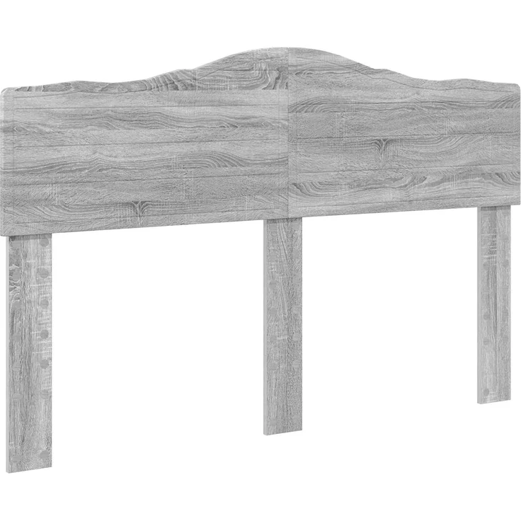 vidaXL Bettrahmen Graues Sonoma 160 x 200 cm Massives Kiefernholz 3412876 – Bild 5