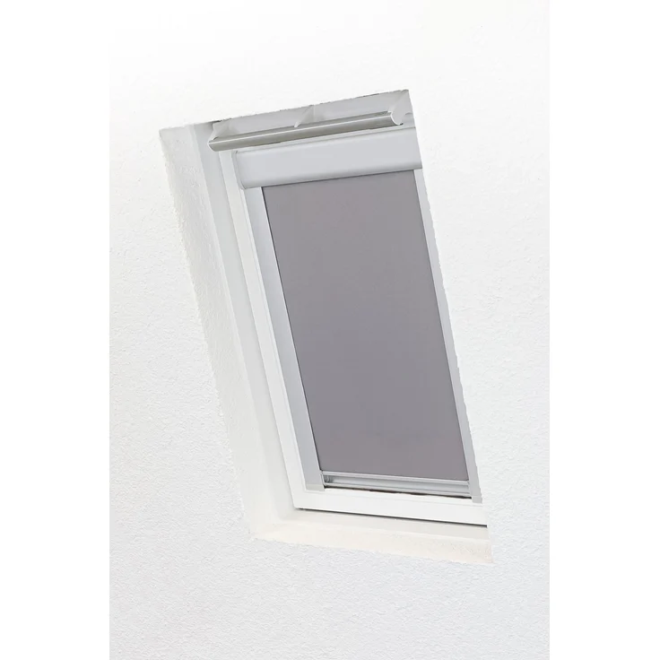 Lysel - Qualitätsdachfensterrollo abdunkelnd hellgrau Rollo geeignet für Velux Dachfenster MK06, 306, (B x H) 61.30cm x 99.50cm in grau/hellgrau – Bild 6