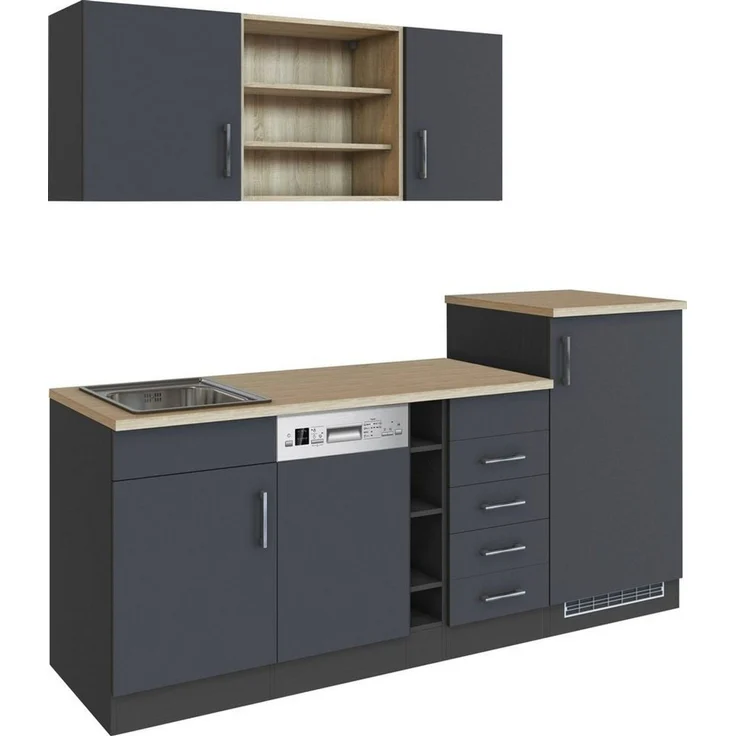 KOCHSTATION Küche KS-Mali, Breite 210 cm, mit E-Geräten – Bild 3