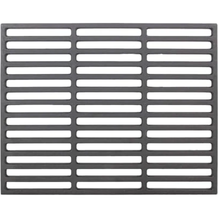 Grillrost 38x29cm rechteckig emailliert Rost Grillgitter Gusseisen Grillplatte