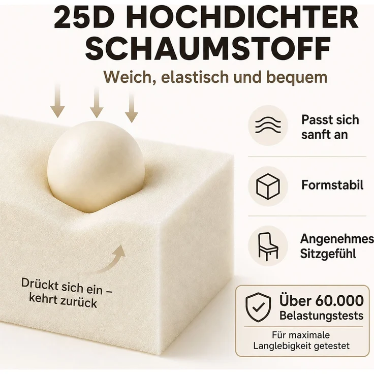 4 Esszimmerstühle aus Massivholz mit Rattan-Rückenlehnen, bequem und atmungsaktiv, geeignet für Esszimmer, Wohnzimmer, Cafés, moderner Stil, Leinen, Walnussholzfarbe und Beige – Bild 11