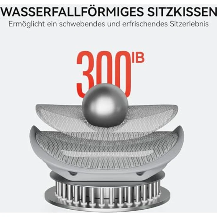 SIHOO Doro C300 Ergonomischer Bürostuhl mit ultraweichen 3D-Armlehnen, dynamischer Lordosenstütze für den Homeoffice-Stuhl, Verstellbarer Rückenlehne (Weiß) – Bild 11