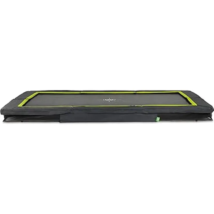 EXIT Silhouette Sports Bodentrampolin 244x366cm, rechteckig, schwarz, für Outdoor, max. Belastbarkeit 120 kg, ohne Sicherheitsnetz