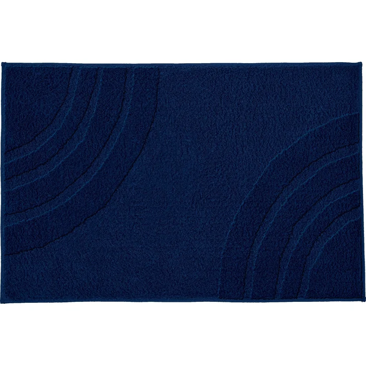 Kleine Wolke Badteppich SATURN LBH 100x60x2.50 cm blau Badematte Badvorleger Duschvorleger Duschmatte Badeteppich – Bild 2