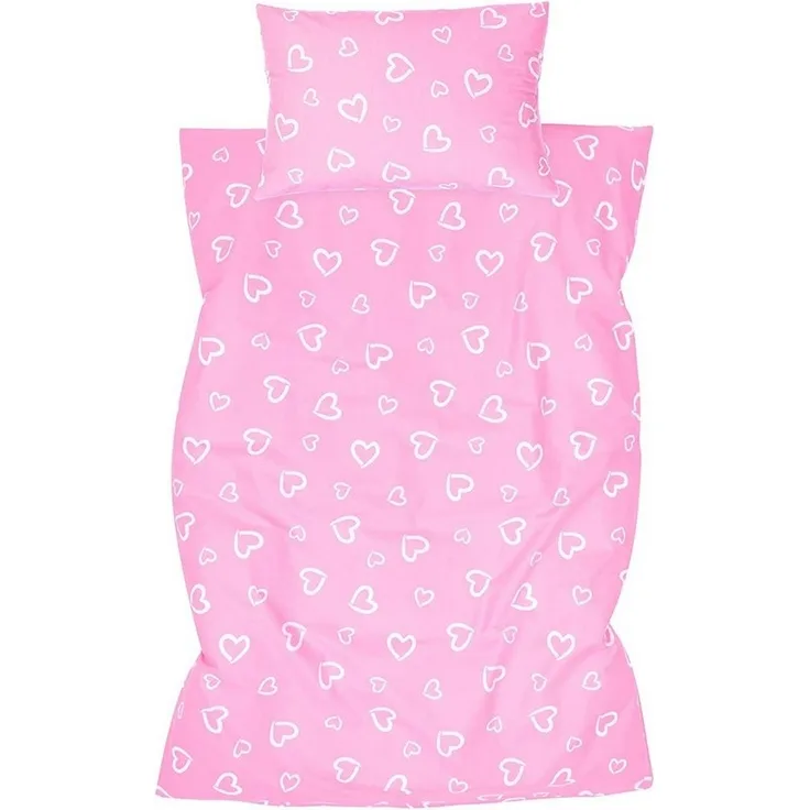 Amilian Kinderbettwäsche 100x135 - Bettwäsche Kinder - Kopfkissenbezug 40x60 cm Babybettwäsche, 2 teilig, 100% Baumwolle, für Mädchen und Jungen