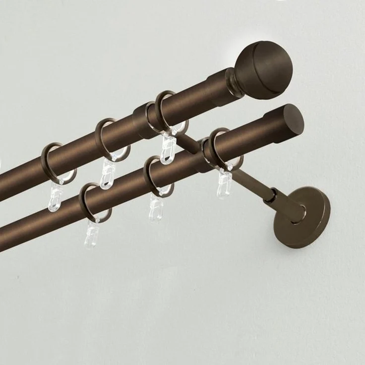 GARDINIA Gardinenstange Chicago, Ø 20 mm, Fixmaß, Metall, Serie Einzelprogramm Chicago Ø 20 mm – Bild 4