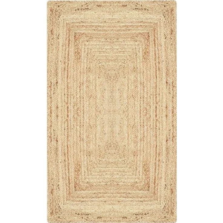 Marrakesch Orient & Mediterran Interior Teppich Jute Wohnzimmer Teppich Nora 120 x 170 cm, Handarbeit – Bild 4