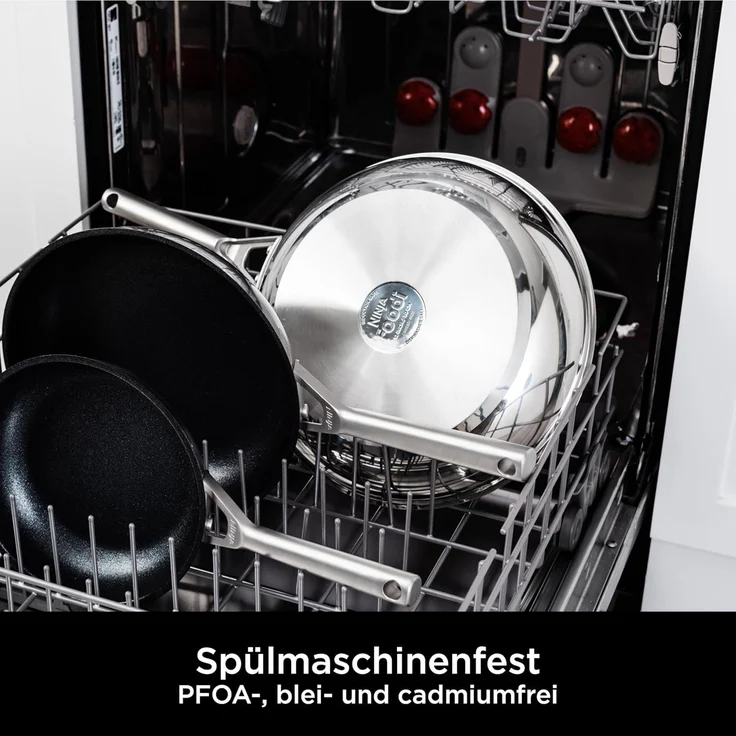 NINJA Bratpfanne C62000EU Foodi ZEROSTICK Bratpfannenset, Edelstahl – Bild 9