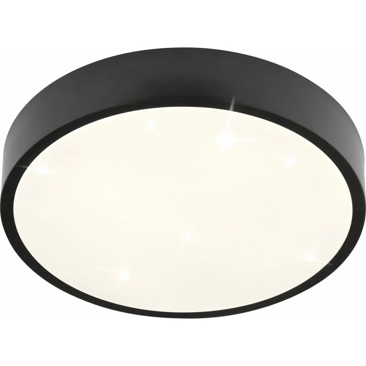 Brilliant LED Deckenleuchte Slimline Starry Ø 29 x 6,5 neutralweiß schwarz-weiß – Bild 3