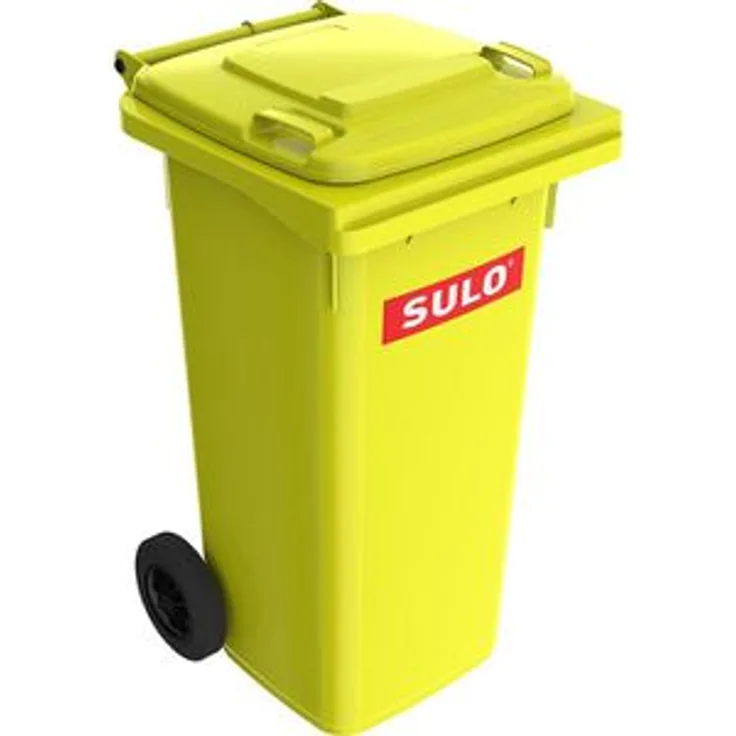 Sulo MGB Mülltonne Kunststoff gelb Räder 120 L