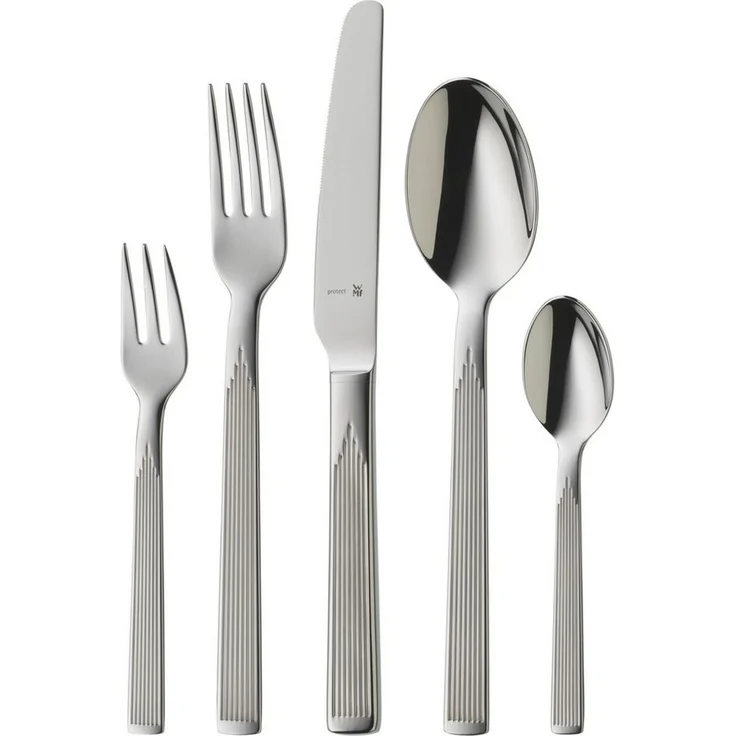 WMF Art Deco Besteck-Set, 66-teilig, Cromargan protect® 3201112187 – Bild 5
