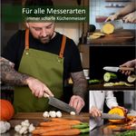 Wakoli Messerschärfer Nass-Wetzstein 1000er/6000er Körnung mit Kunststoff Halterung