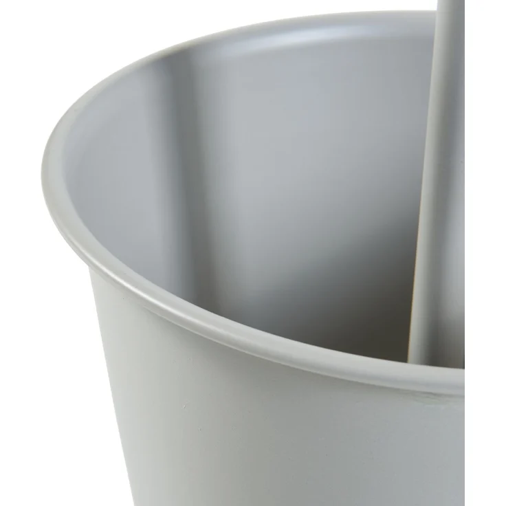 Blumenständer Alphen 2 Töpfe 76,5x26cm Hellgrau [en. casa] – Bild 5