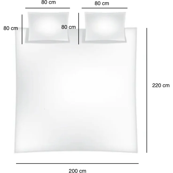 Wendebettwäsche mit Schneeflockenmuster – Plüschbettwäsche mit verdecktem Reißverschluss 200x220 cm – Bild 3