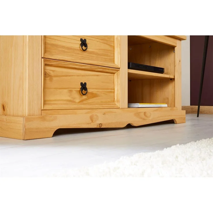 IDIMEX Lowboard TEQUILA, Lowboard TV Bank im Landhausstil TV Board aus Massivholz – Bild 6