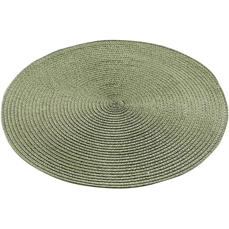 Macosa Home Platzset Tischset 4 STK. vers. Farben Kunststoff 35 cm rund Platzsets, (4er Set), Tischmatte Platzmatte Tisch-Unterlage Tischset – Bild 1