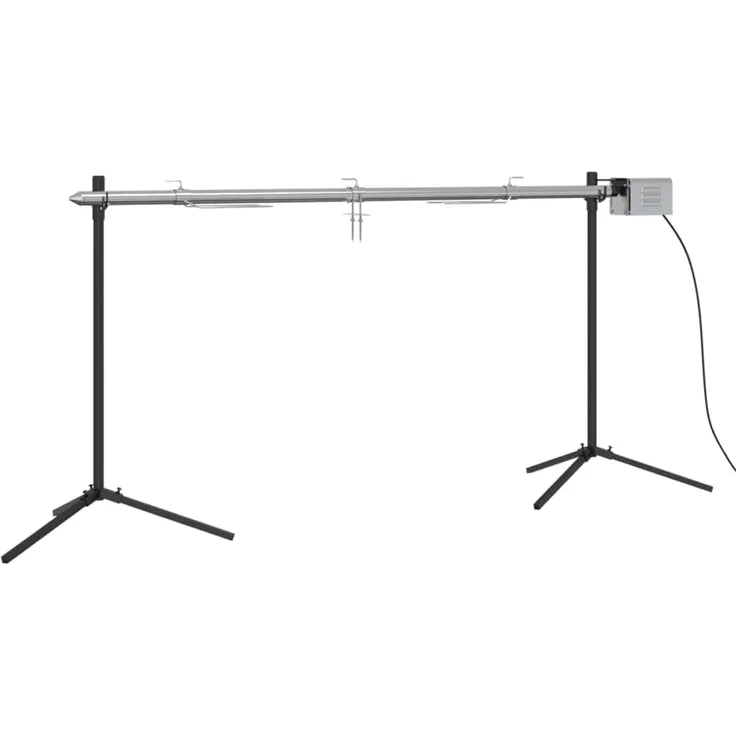vidaXL Automatischer Grillspieß mit Motor Edelstahl 150x46,5x82,5 cm 319970