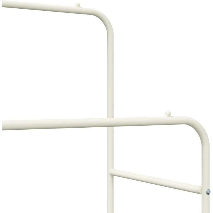 vidaXL Kleiderständer Uni Weiß 80 x 53 x 156 cm 42021355 – Bild 7