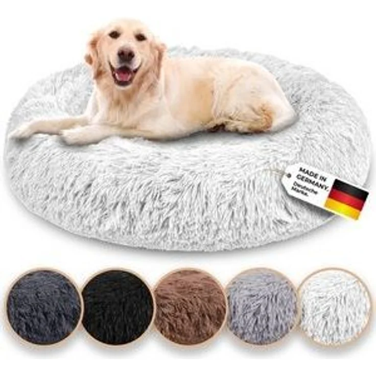 Belune Tierbett Kuschelweiches Hundebett mit Bezug - Original Belune - Made in Germany, vegane Materialien, waschbarer Bezug, verschiedene Größen und Farben, extra gemütlich – Bild 6