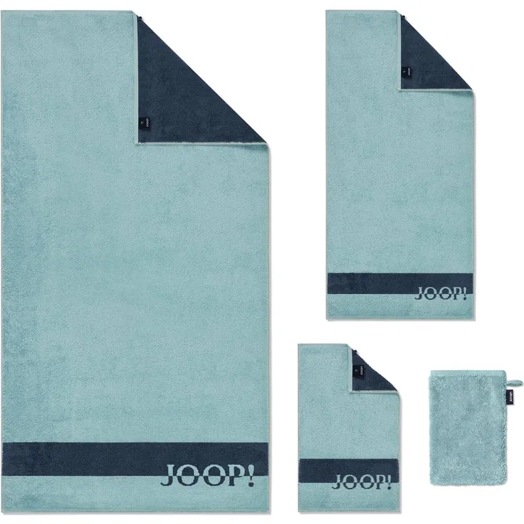 Joop! Handtuch Handtücher 50x100 Shades Stripe 1687-11 aqua blau