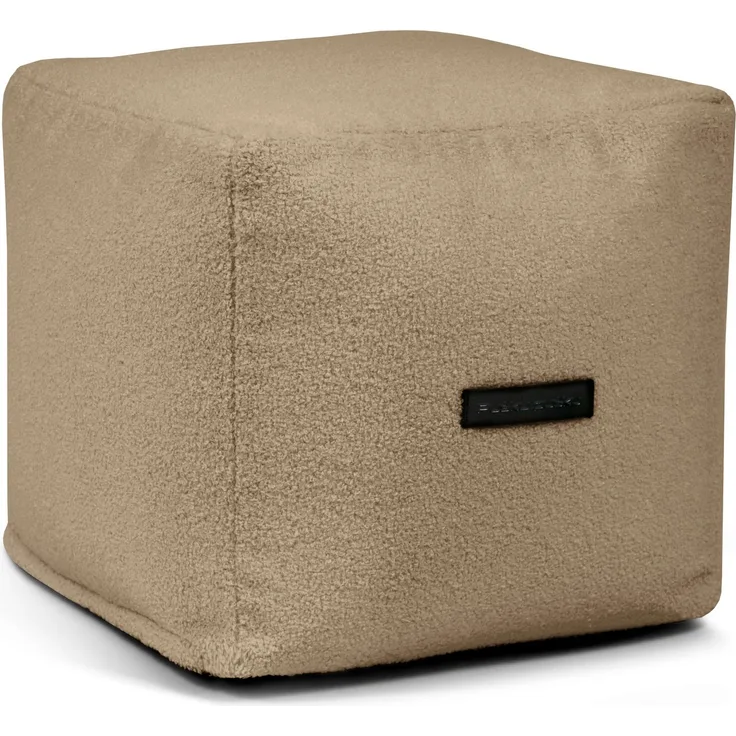 Sitzsack ‘Pouf Up!‘, Bezugstoff - Teddy, 100% Polyester, Camel, 40x45x45 cm cm.