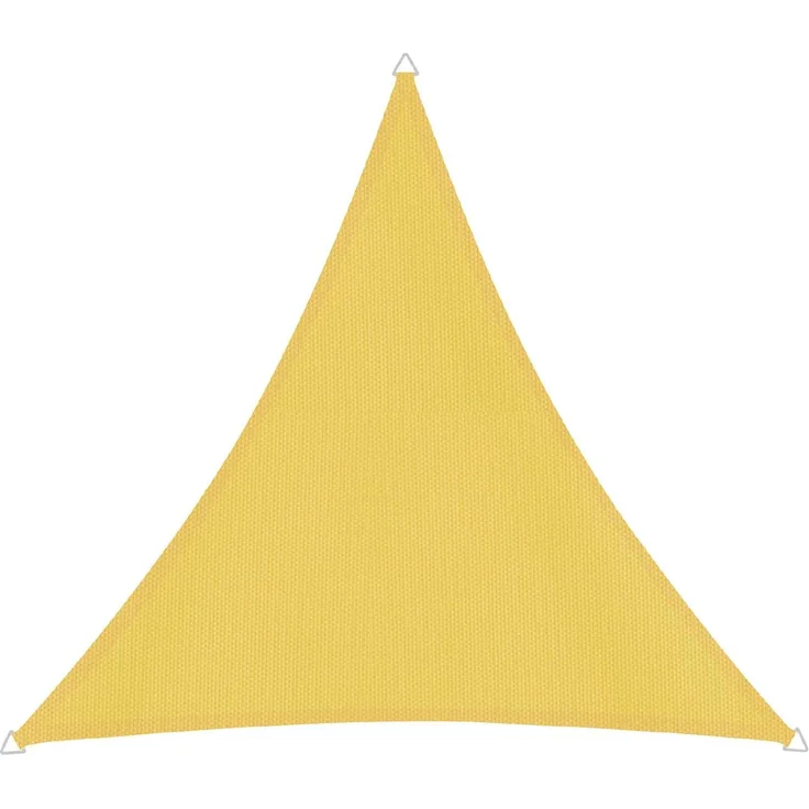 Windhager Sonnensegel Cannes Dreieck, 3 x 3 x 3 m, gelb
