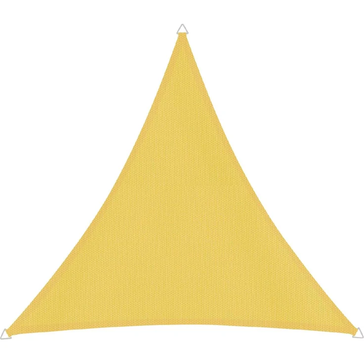 Windhager Sonnensegel Cannes Dreieck, 3 x 3 x 3 m, gelb