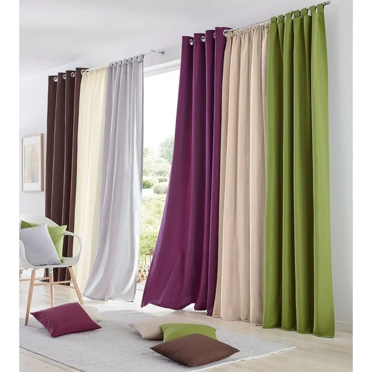 OTTO home Dekokissen Raja, einfarbig, Kissenhüllen ohne Füllung, 40 x 40 cm, 2er-Set, Mikrofaser – Bild 2