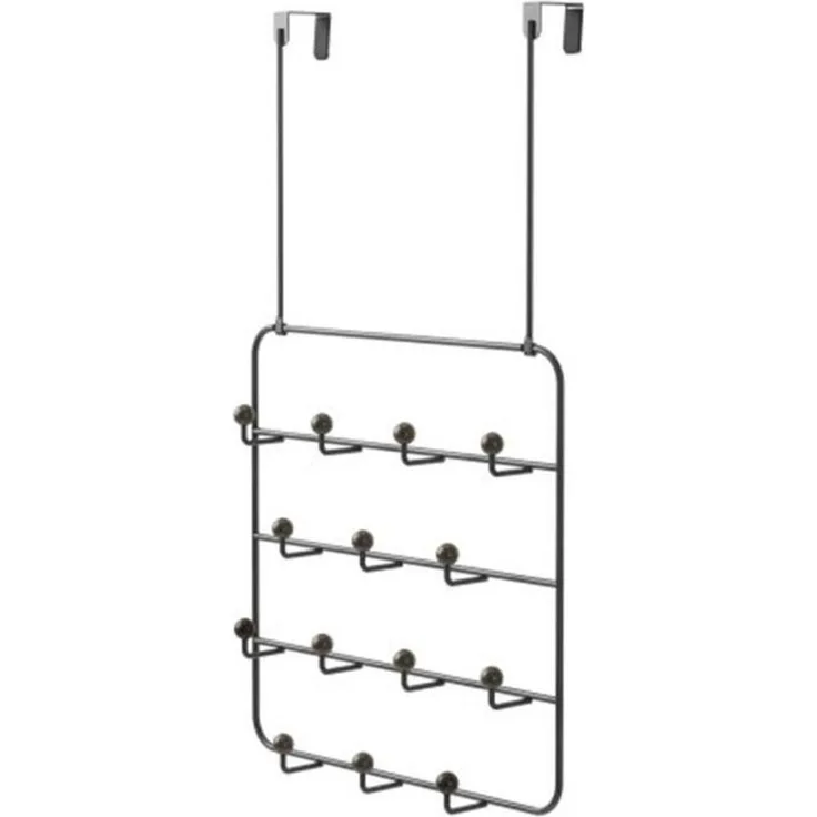 Umbra Estique Türgarderobe mit 14 Haken, Türhaken ohne Bohren, Wandgarderobe, Stahl, 1004045-048