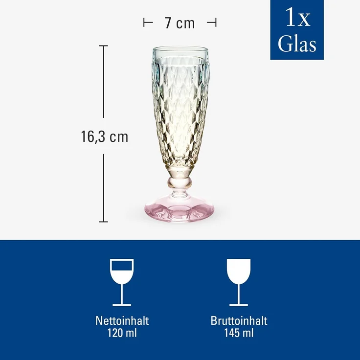 Villeroy & Boch Boston Pearl Sektglas – Bild 3